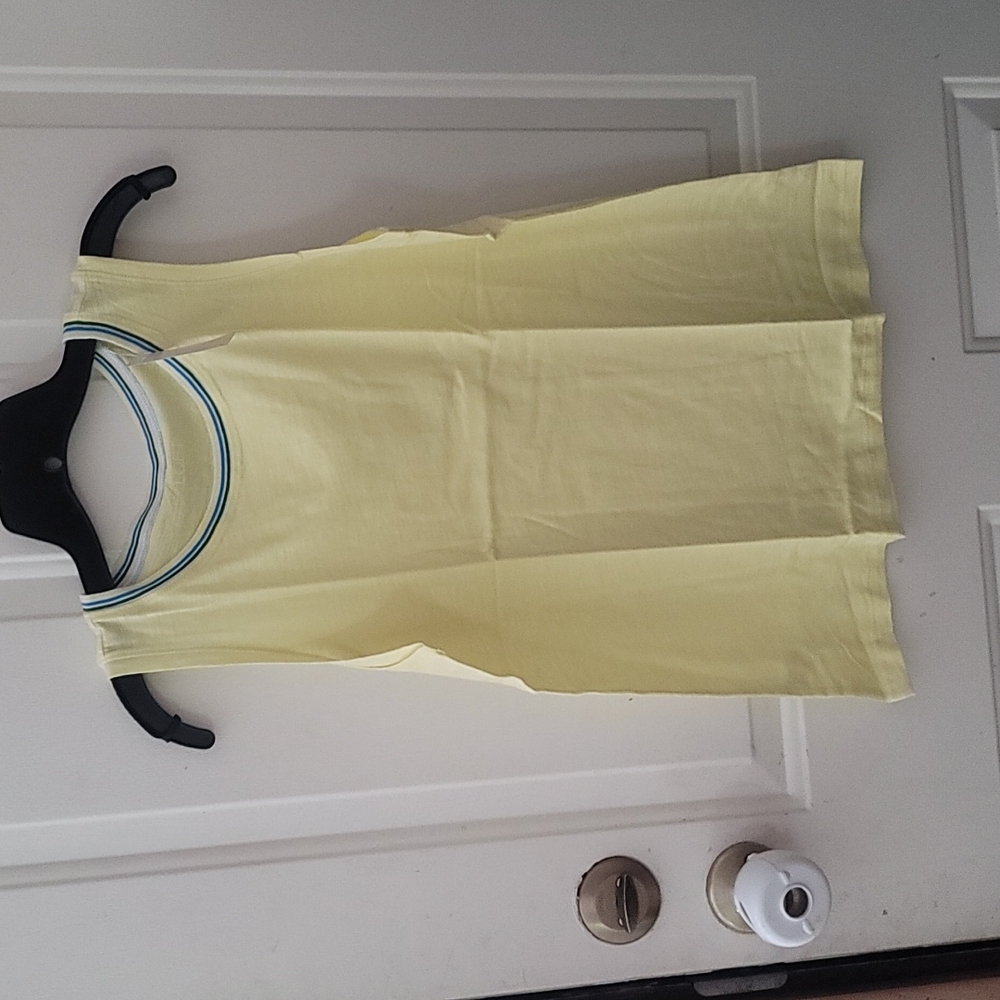 LOFT OUTLET SUNWASHED TANK: YELLOW: NWT: SZ MEDIUM